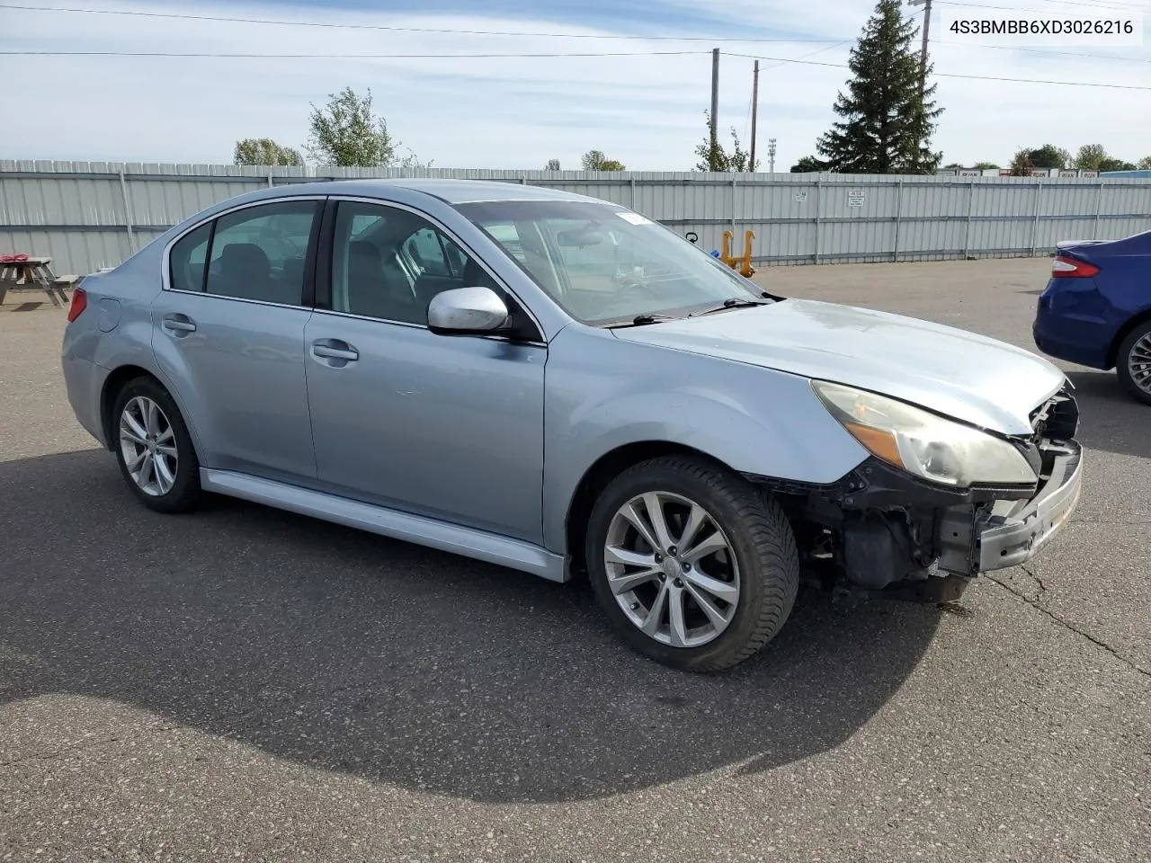 2013 Subaru Legacy 2.5I Premium VIN: 4S3BMBB6XD3026216 Lot: 73897264