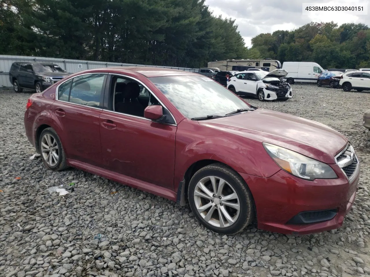 2013 Subaru Legacy 2.5I Premium VIN: 4S3BMBC63D3040151 Lot: 73991374