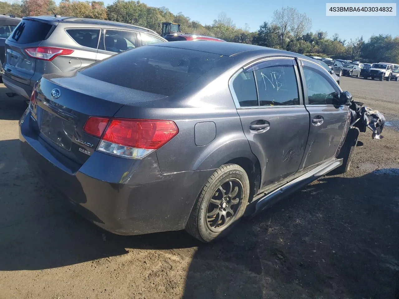 2013 Subaru Legacy 2.5I VIN: 4S3BMBA64D3034832 Lot: 74296394