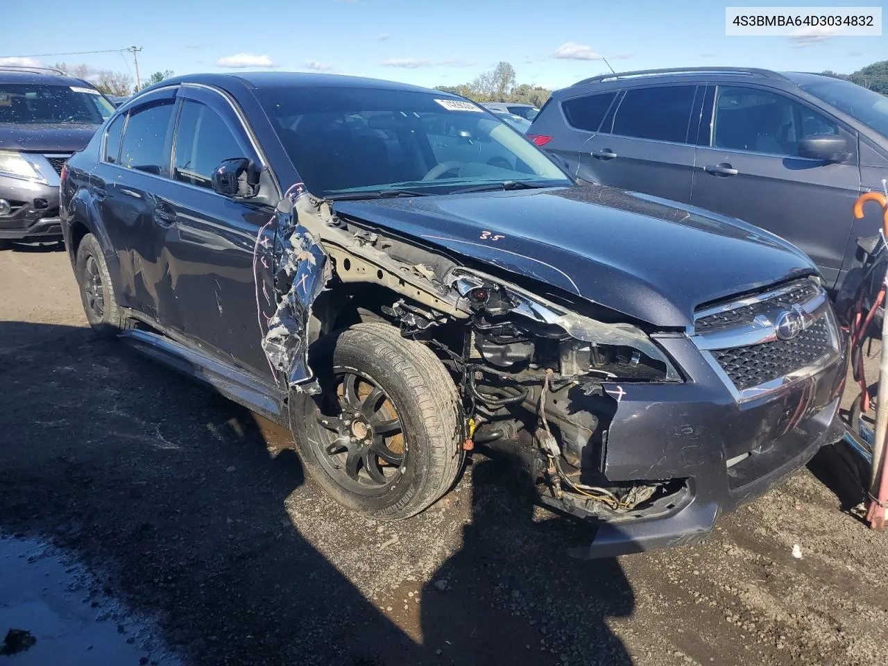 2013 Subaru Legacy 2.5I VIN: 4S3BMBA64D3034832 Lot: 74296394