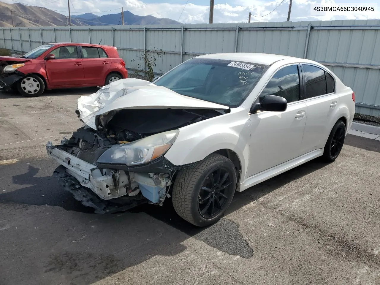 2013 Subaru Legacy 2.5I VIN: 4S3BMCA66D3040945 Lot: 74985354