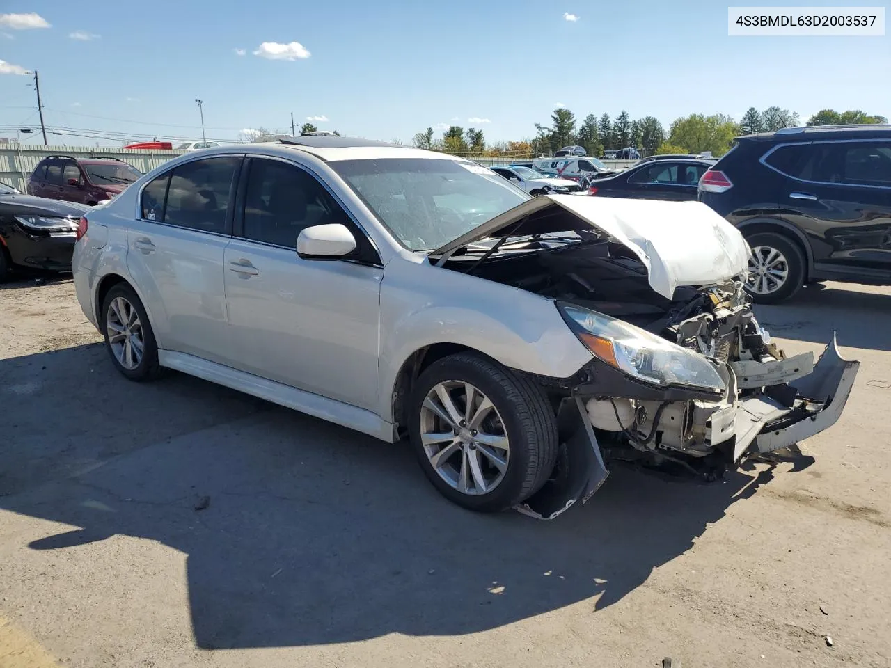 2013 Subaru Legacy 3.6R Limited VIN: 4S3BMDL63D2003537 Lot: 75175114