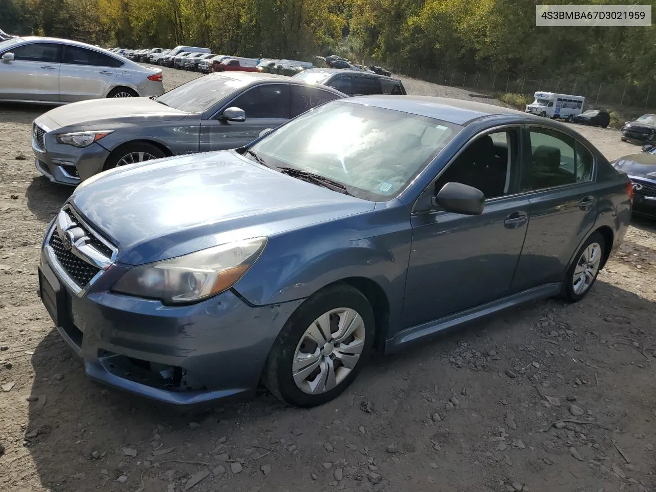 2013 Subaru Legacy 2.5I VIN: 4S3BMBA67D3021959 Lot: 75243784