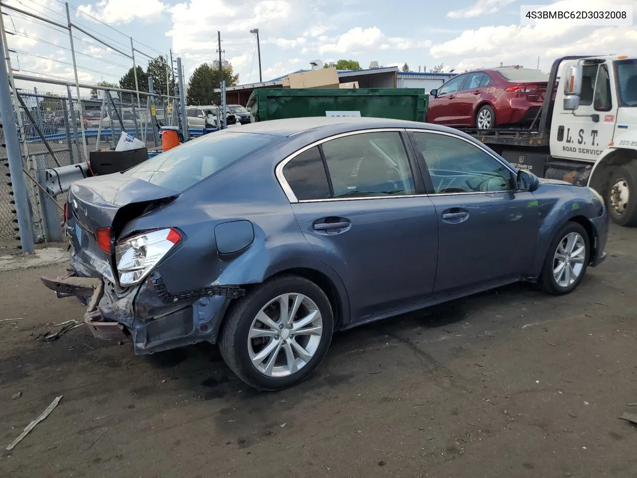 2013 Subaru Legacy 2.5I Premium VIN: 4S3BMBC62D3032008 Lot: 75397804