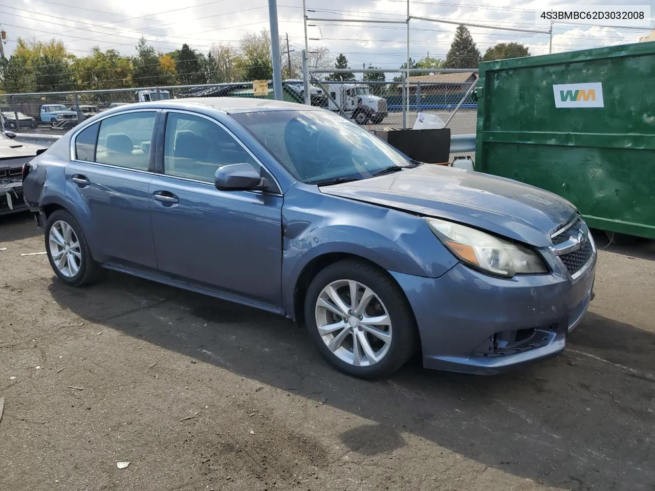 2013 Subaru Legacy 2.5I Premium VIN: 4S3BMBC62D3032008 Lot: 75397804