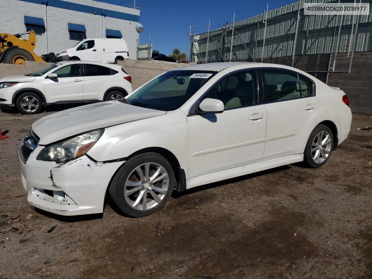 2013 Subaru Legacy 2.5I Premium VIN: 4S3BMCC62D3038977 Lot: 75494064