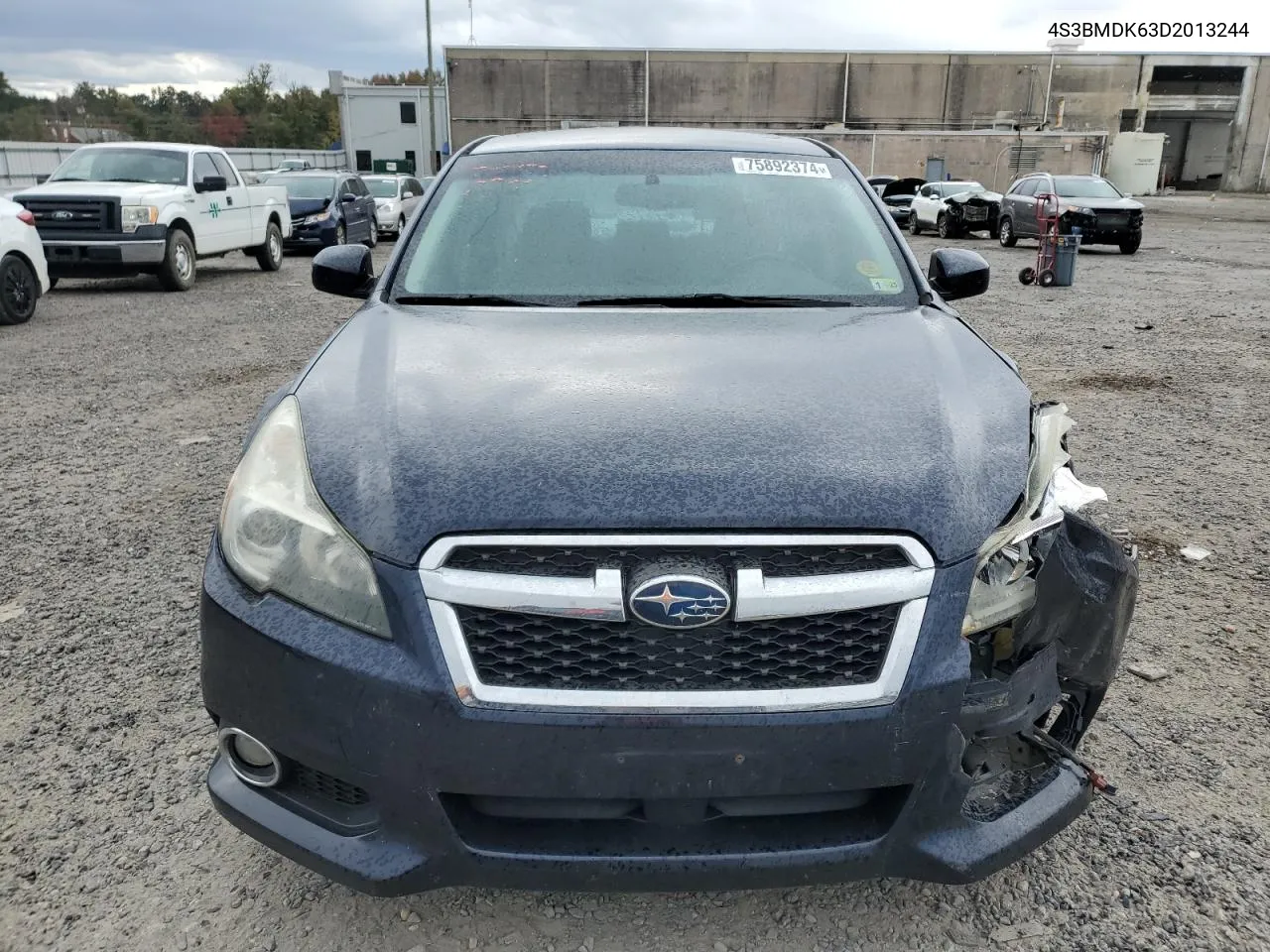 2013 Subaru Legacy 3.6R Limited VIN: 4S3BMDK63D2013244 Lot: 75892374