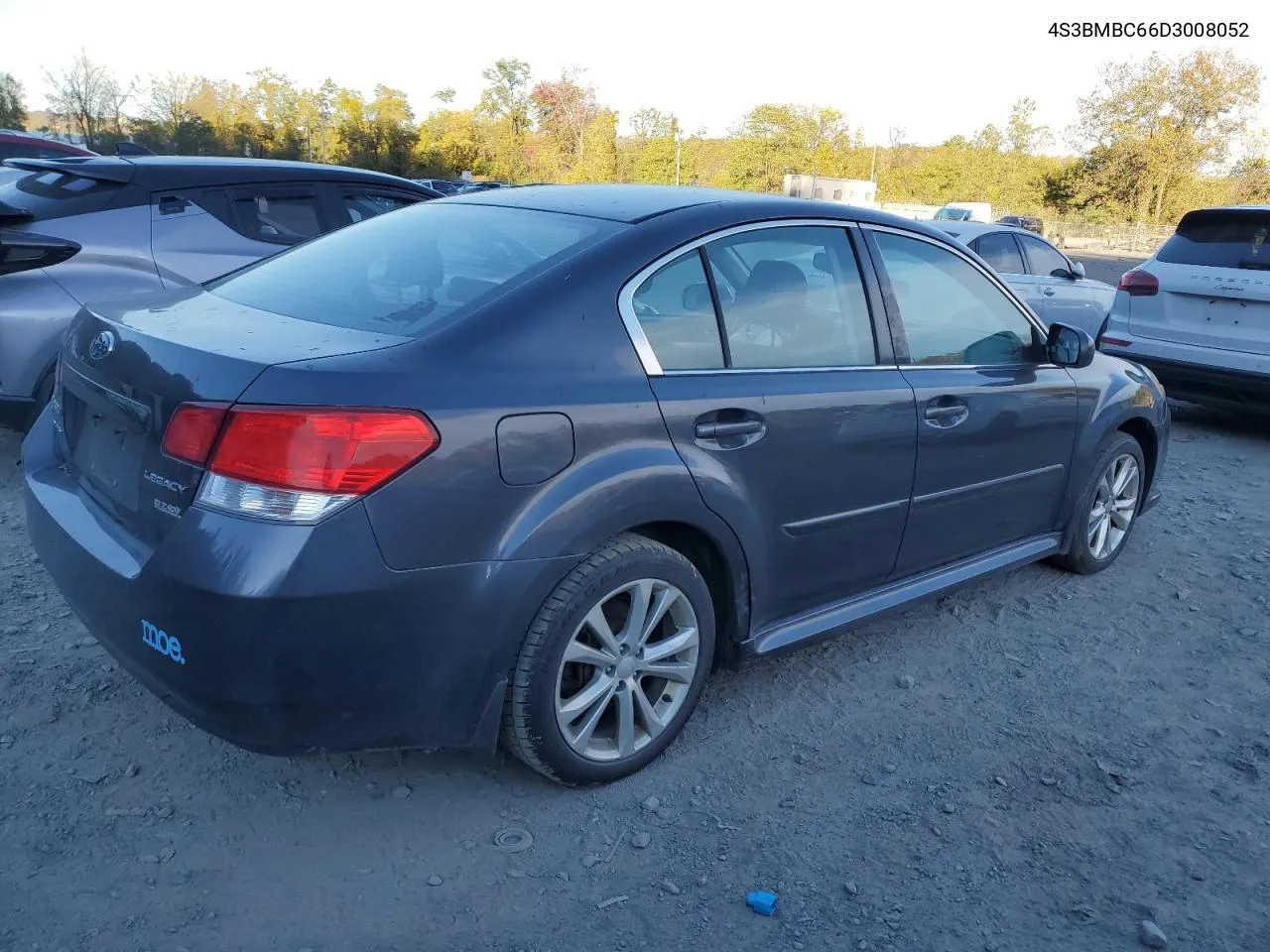 2013 Subaru Legacy 2.5I Premium VIN: 4S3BMBC66D3008052 Lot: 76357724