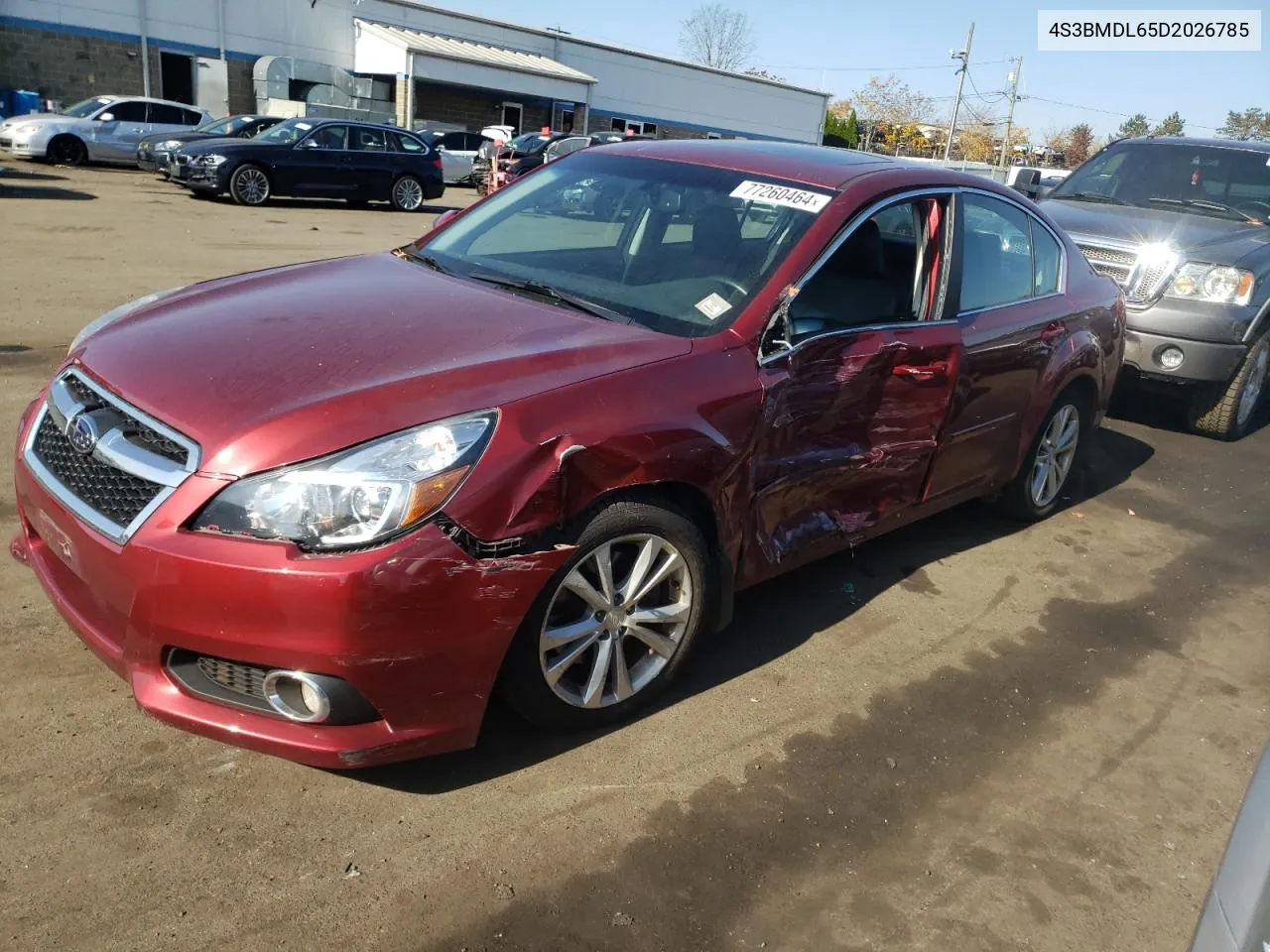 2013 Subaru Legacy 3.6R Limited VIN: 4S3BMDL65D2026785 Lot: 77260464