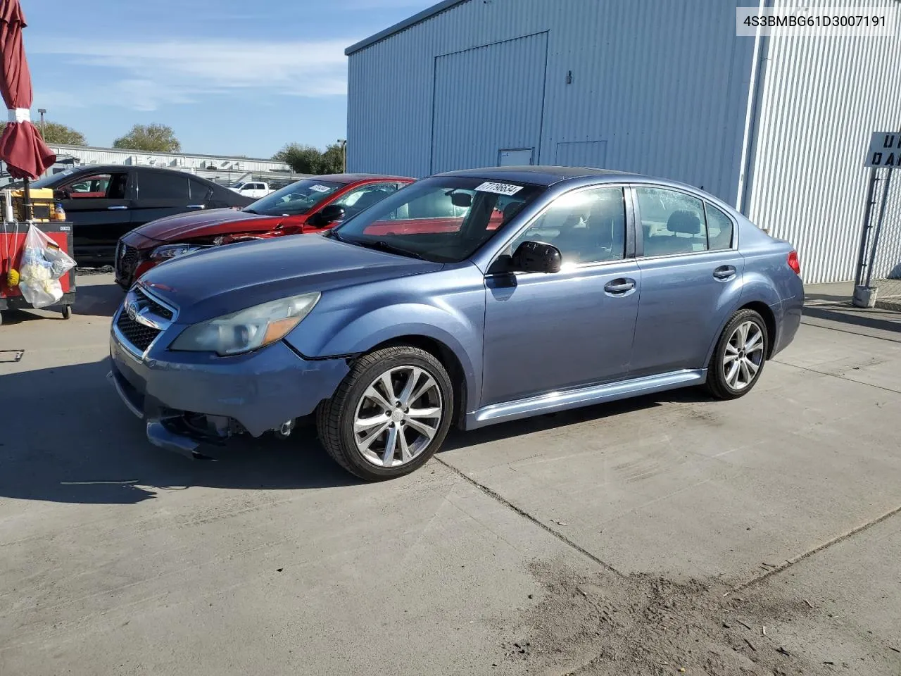 2013 Subaru Legacy 2.5I Premium VIN: 4S3BMBG61D3007191 Lot: 77796634