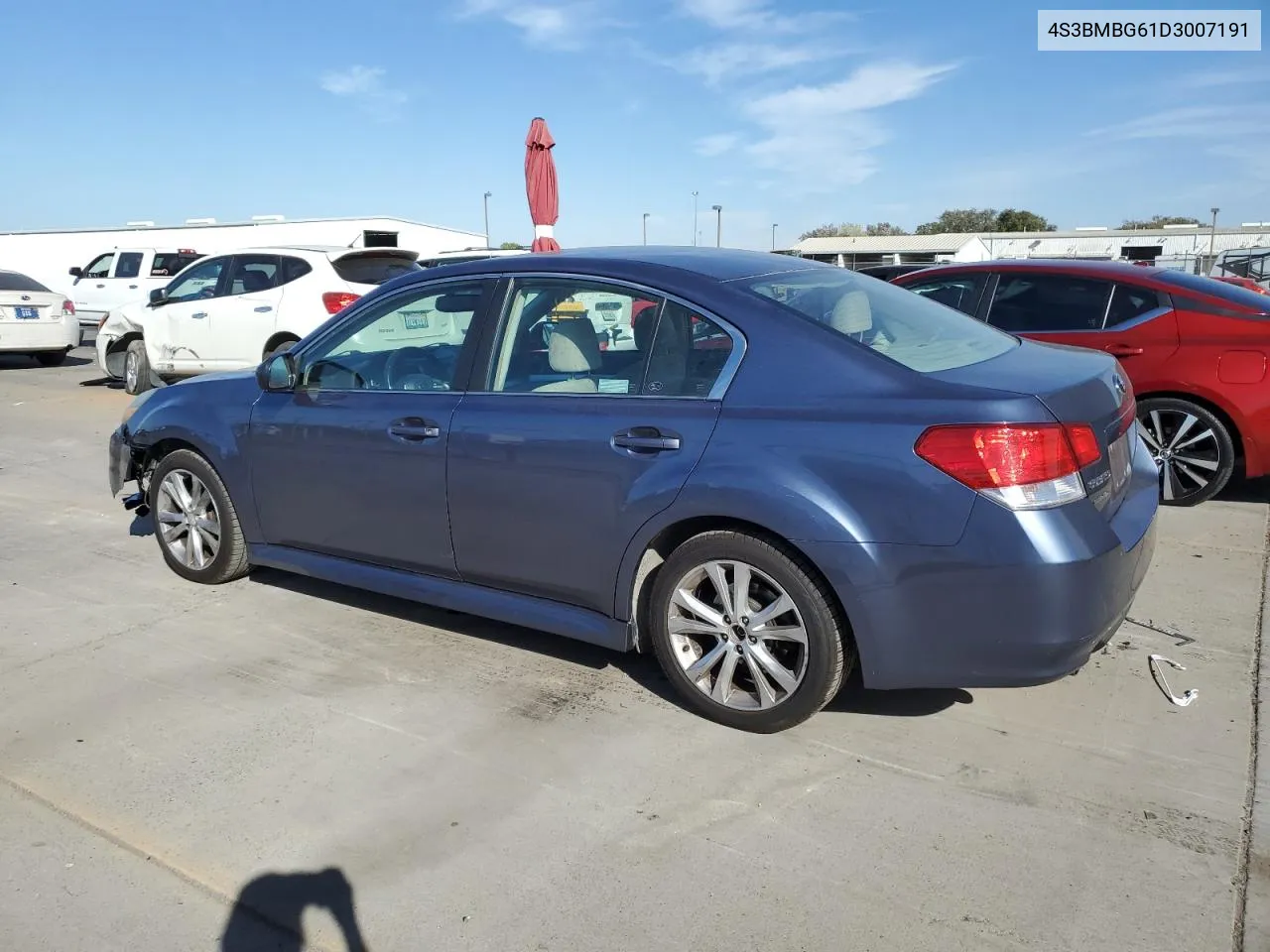 2013 Subaru Legacy 2.5I Premium VIN: 4S3BMBG61D3007191 Lot: 77796634