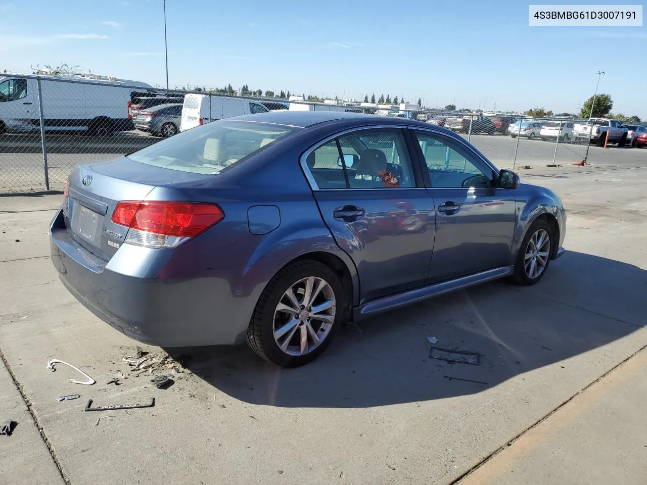 2013 Subaru Legacy 2.5I Premium VIN: 4S3BMBG61D3007191 Lot: 77796634