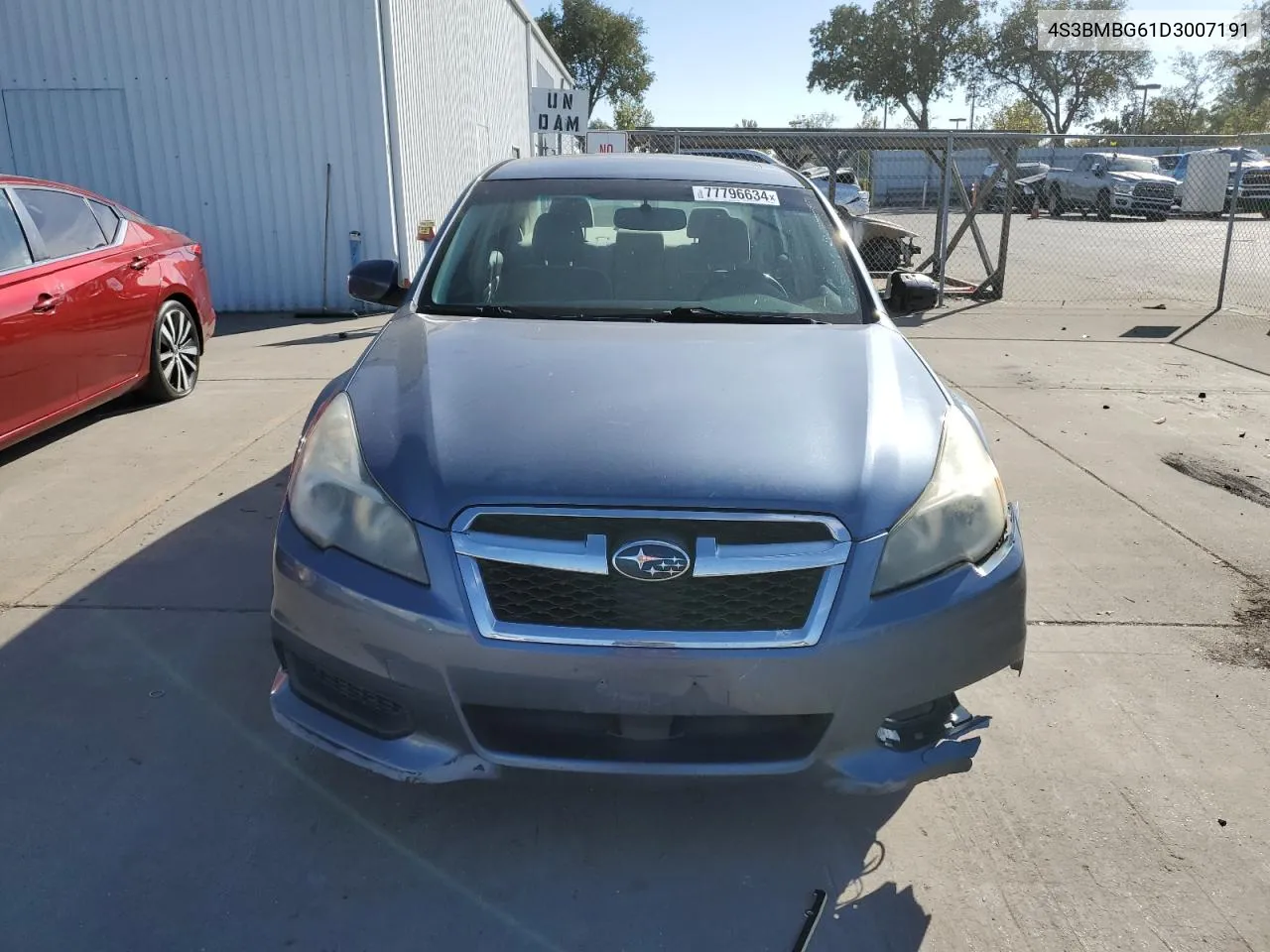 2013 Subaru Legacy 2.5I Premium VIN: 4S3BMBG61D3007191 Lot: 77796634