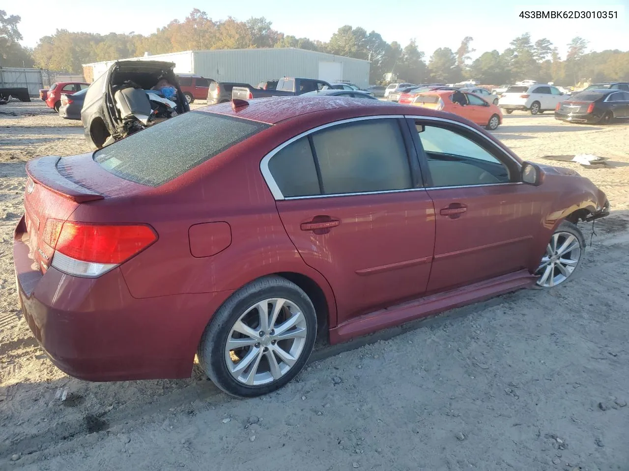 2013 Subaru Legacy 2.5I Limited VIN: 4S3BMBK62D3010351 Lot: 77804404