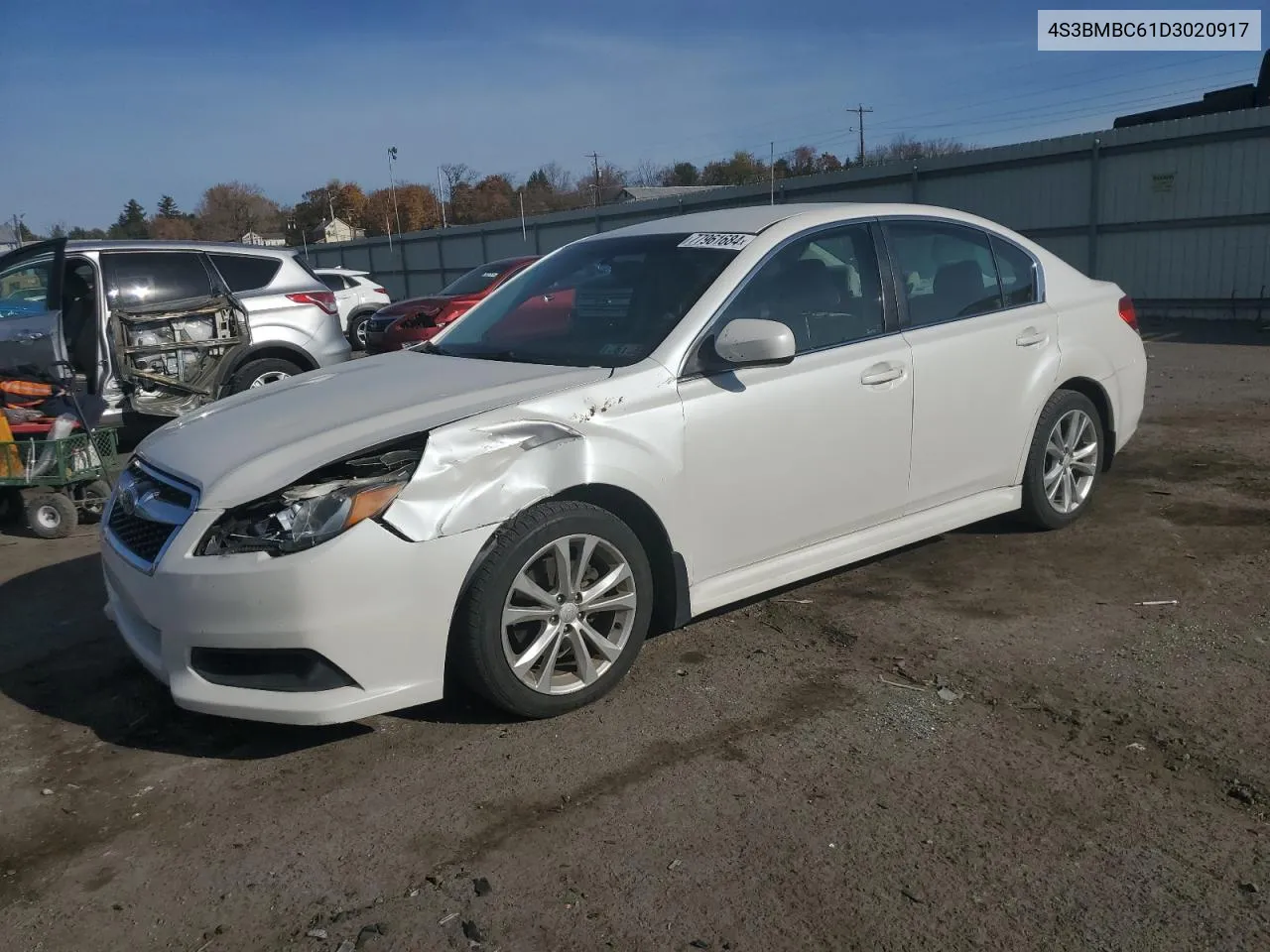 2013 Subaru Legacy 2.5I Premium VIN: 4S3BMBC61D3020917 Lot: 77961684