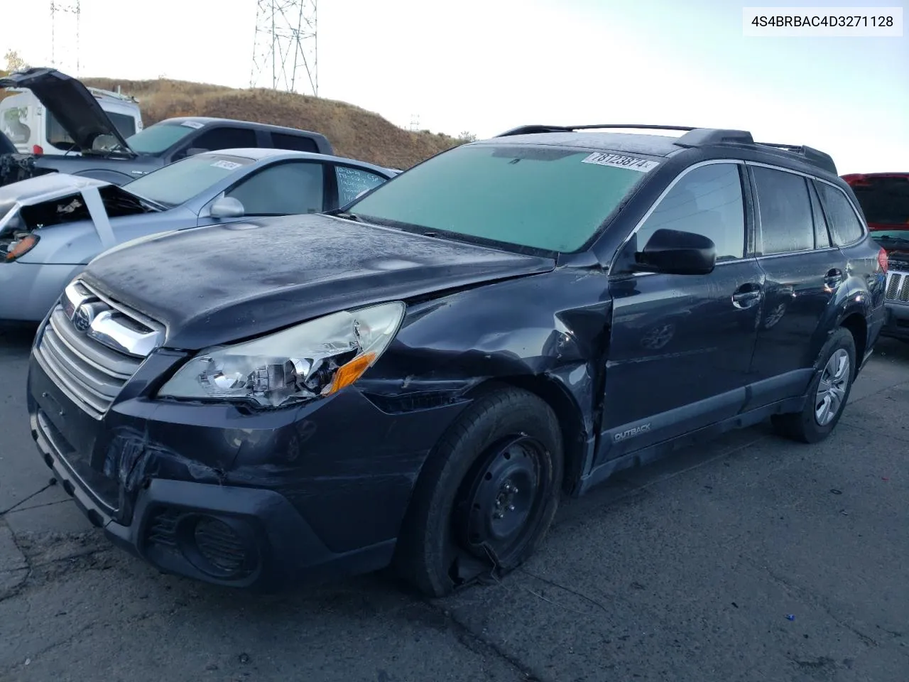 2013 Subaru Outback 2.5I VIN: 4S4BRBAC4D3271128 Lot: 78123874