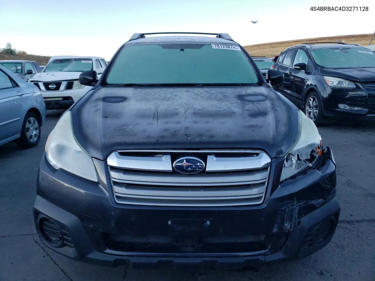 2013 Subaru Outback 2.5I VIN: 4S4BRBAC4D3271128 Lot: 78123874