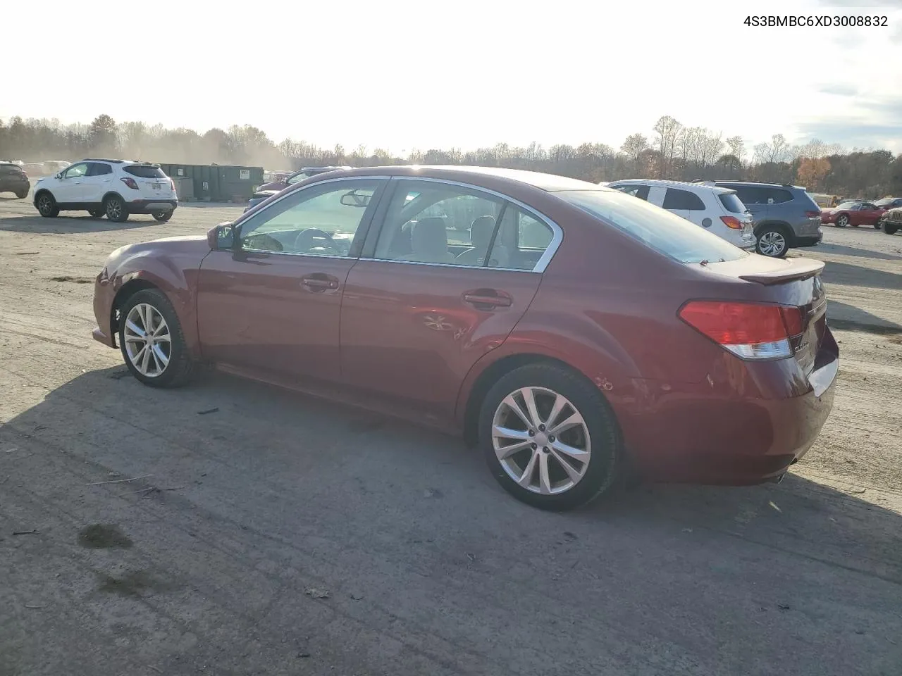 2013 Subaru Legacy 2.5I Premium VIN: 4S3BMBC6XD3008832 Lot: 78362394