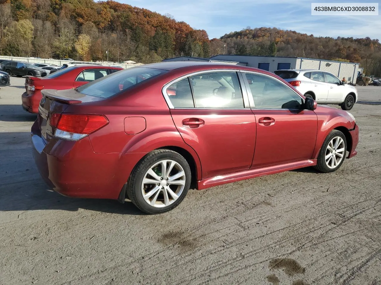 2013 Subaru Legacy 2.5I Premium VIN: 4S3BMBC6XD3008832 Lot: 78362394