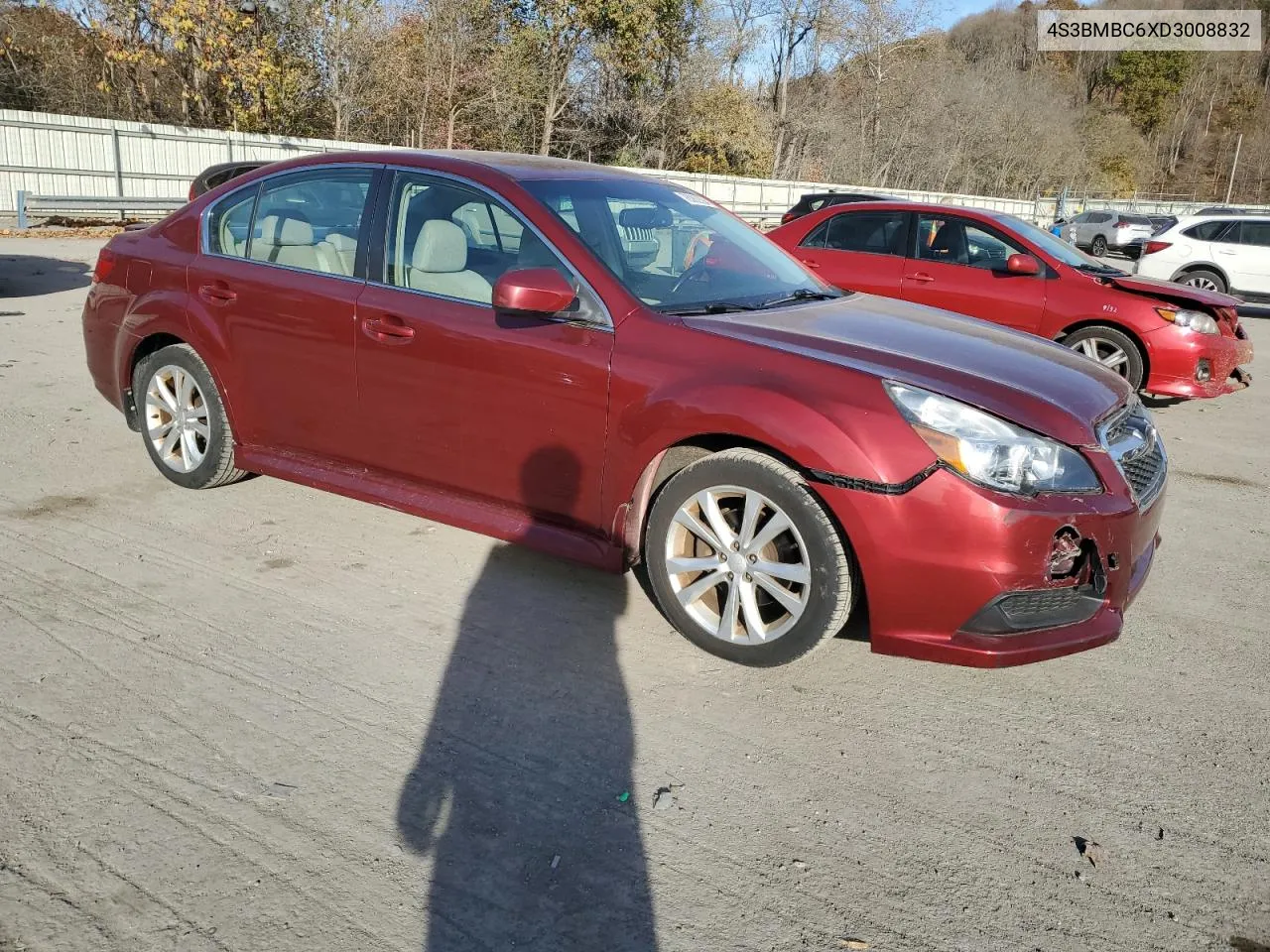 2013 Subaru Legacy 2.5I Premium VIN: 4S3BMBC6XD3008832 Lot: 78362394