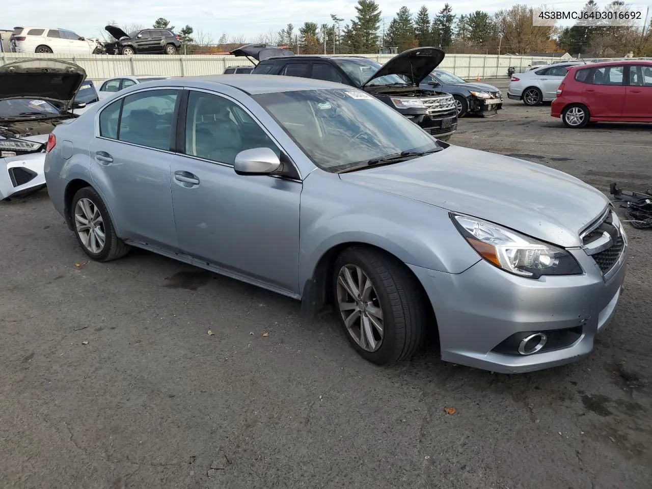 2013 Subaru Legacy 2.5I Limited VIN: 4S3BMCJ64D3016692 Lot: 78484584