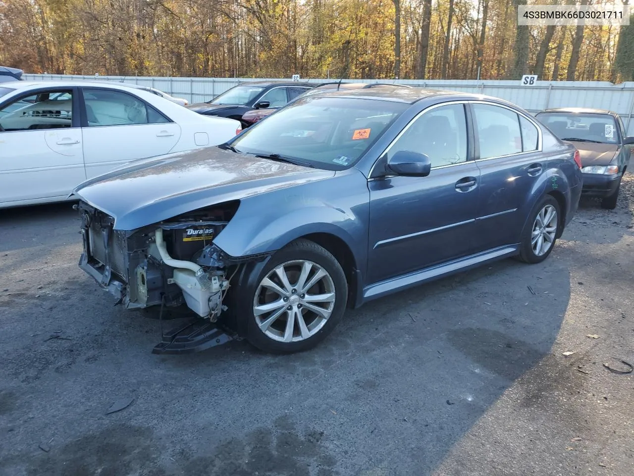 2013 Subaru Legacy 2.5I Limited VIN: 4S3BMBK66D3021711 Lot: 78842004