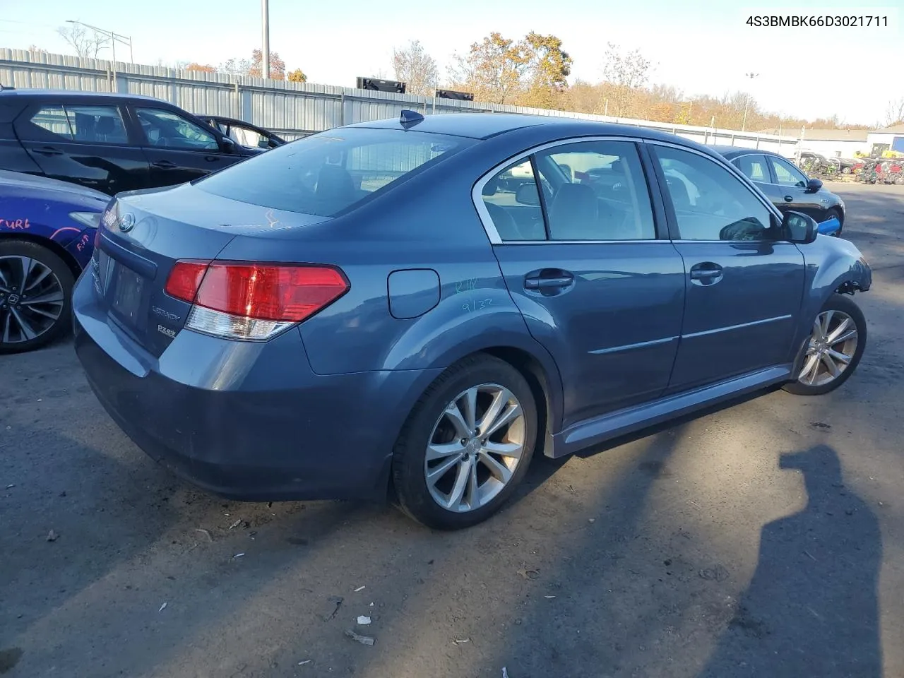 2013 Subaru Legacy 2.5I Limited VIN: 4S3BMBK66D3021711 Lot: 78842004