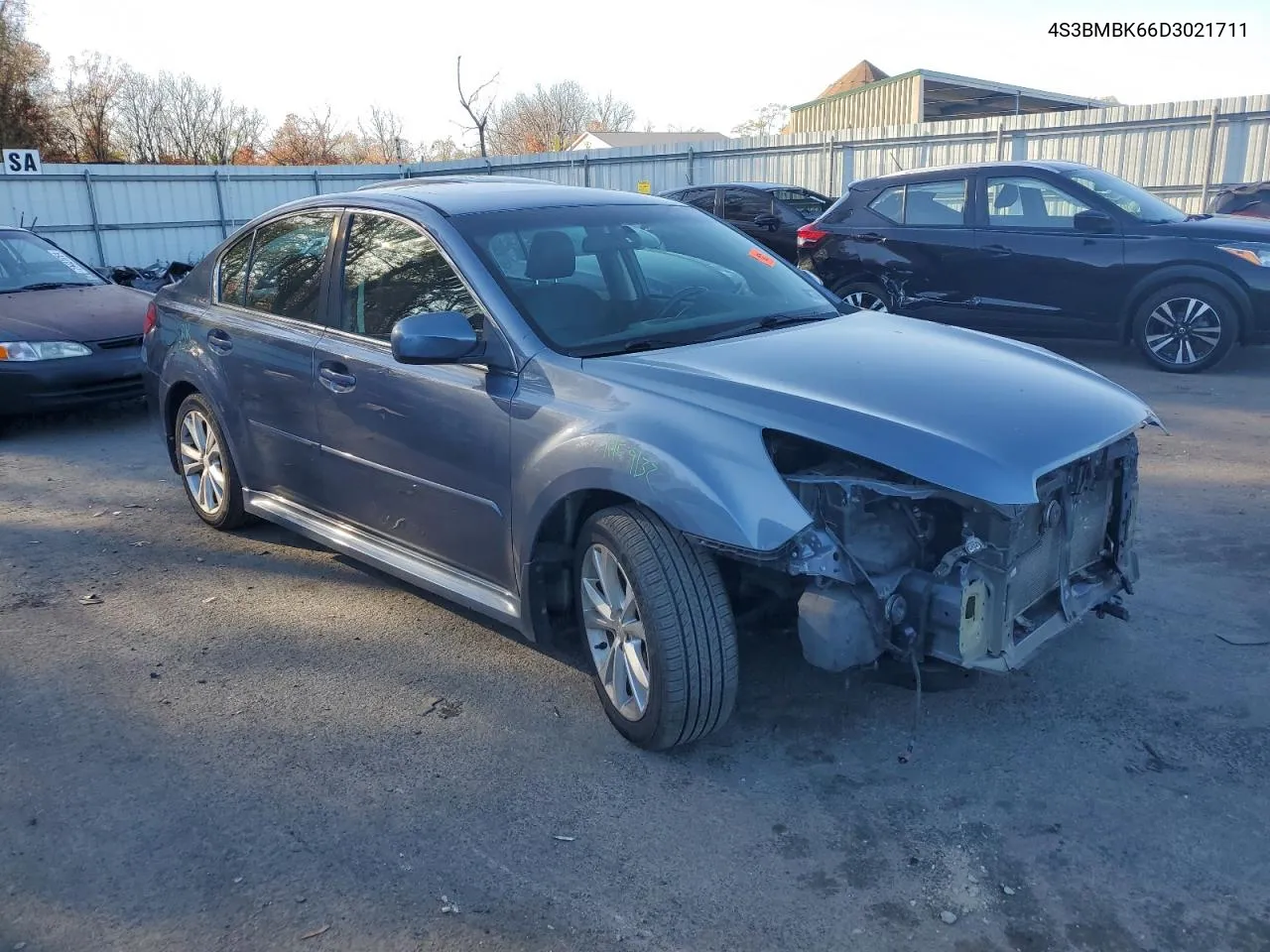 2013 Subaru Legacy 2.5I Limited VIN: 4S3BMBK66D3021711 Lot: 78842004