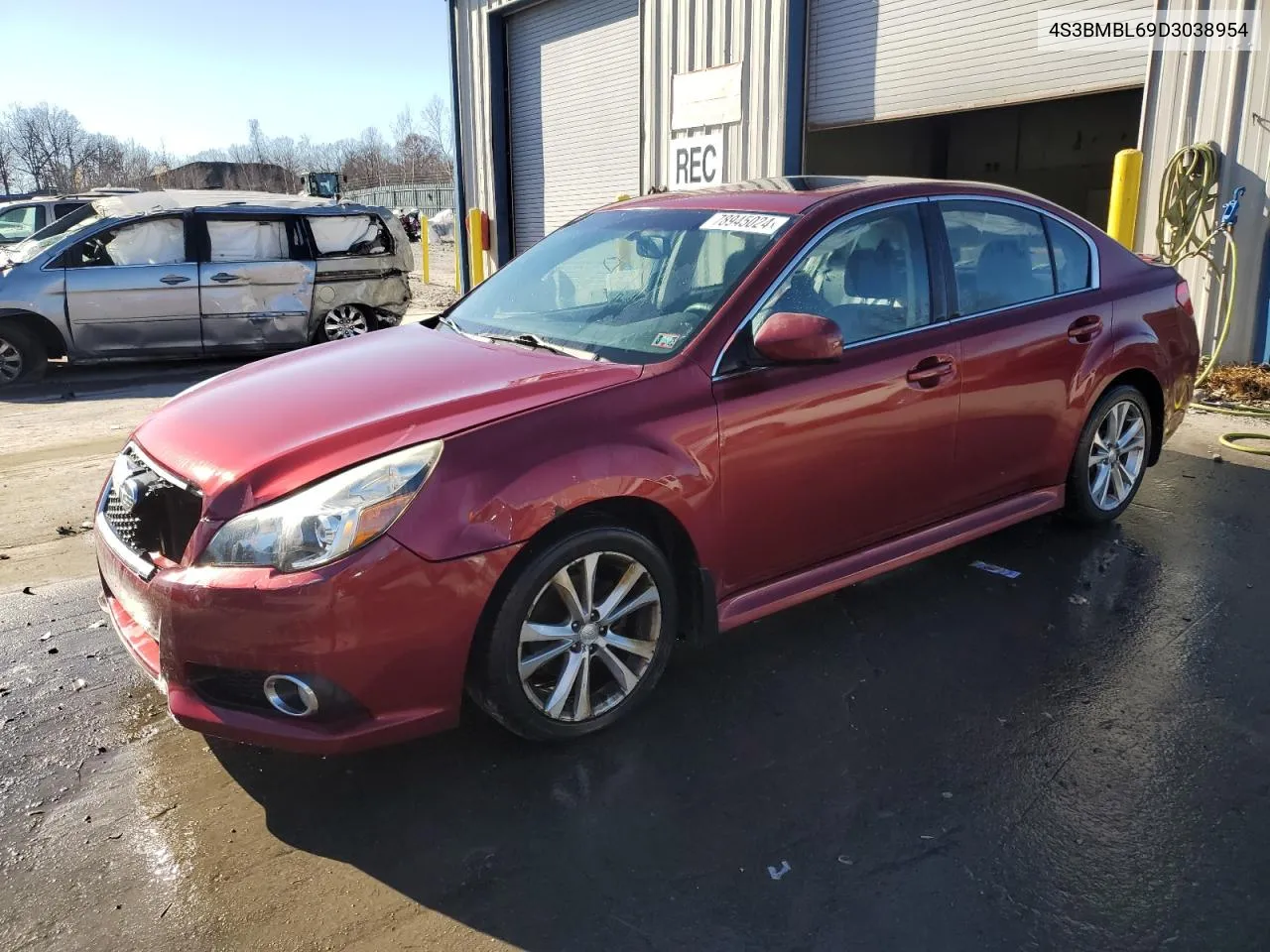 2013 Subaru Legacy 2.5I Limited VIN: 4S3BMBL69D3038954 Lot: 78945024