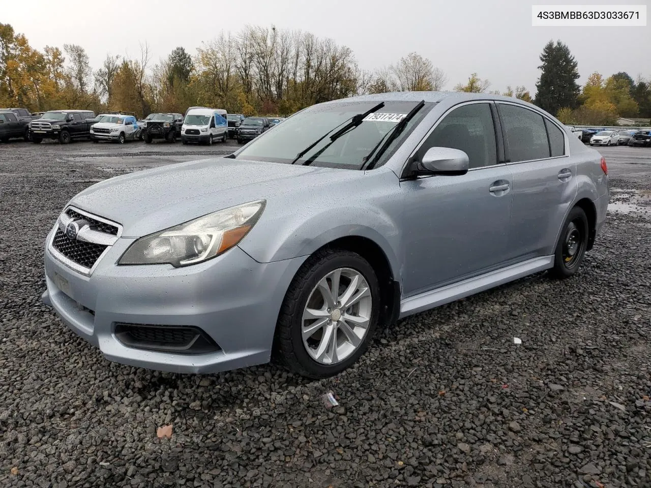 2013 Subaru Legacy 2.5I Premium VIN: 4S3BMBB63D3033671 Lot: 79317474