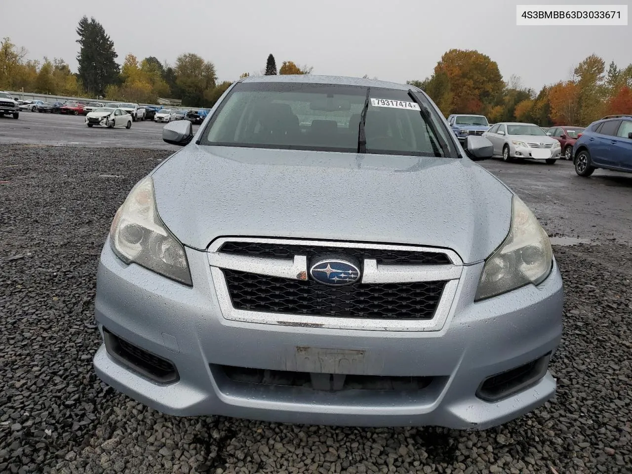 2013 Subaru Legacy 2.5I Premium VIN: 4S3BMBB63D3033671 Lot: 79317474