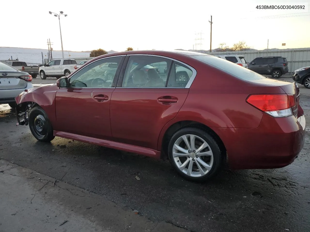 2013 Subaru Legacy 2.5I Premium VIN: 4S3BMBC60D3040592 Lot: 80035184