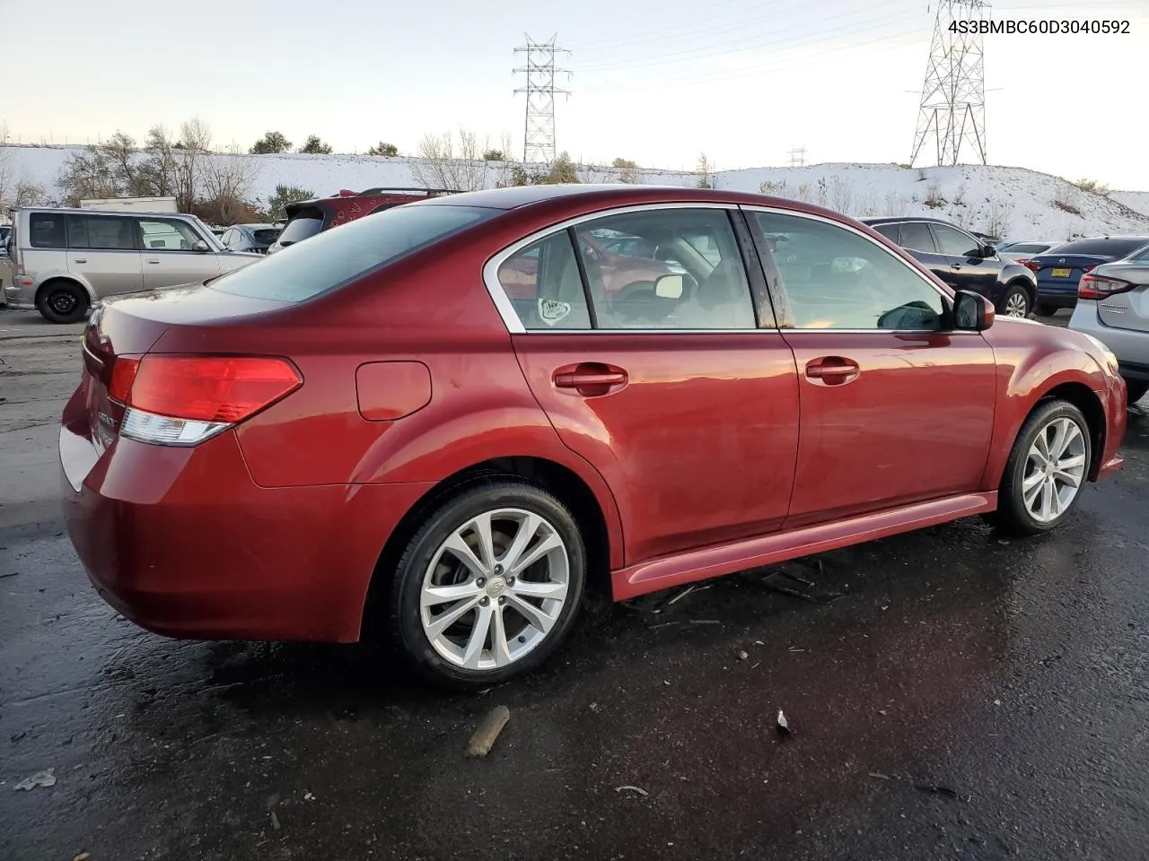 2013 Subaru Legacy 2.5I Premium VIN: 4S3BMBC60D3040592 Lot: 80035184