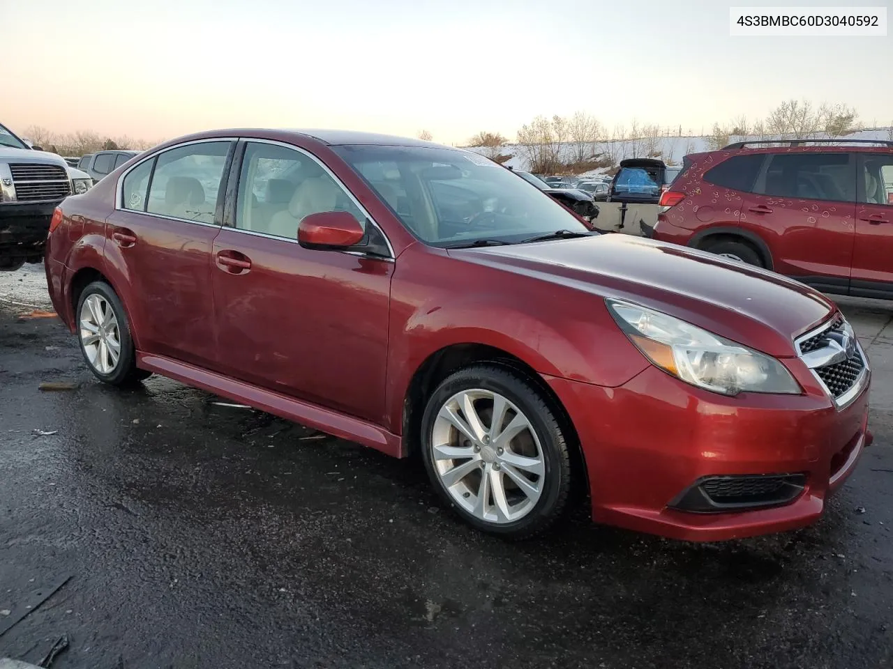 2013 Subaru Legacy 2.5I Premium VIN: 4S3BMBC60D3040592 Lot: 80035184