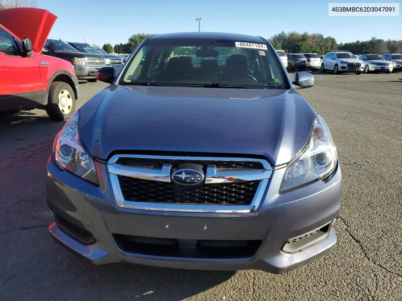 2013 Subaru Legacy 2.5I Premium VIN: 4S3BMBC62D3047091 Lot: 80487194