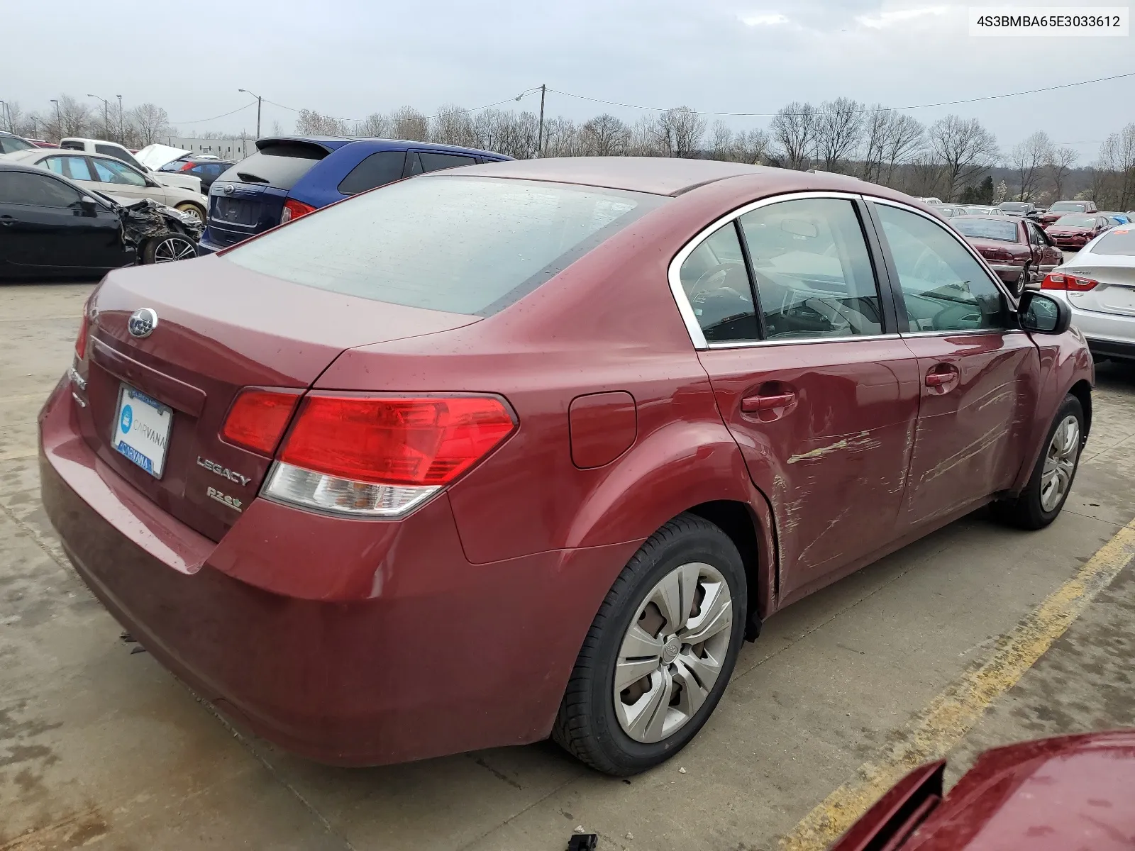 2014 Subaru Legacy 2.5I VIN: 4S3BMBA65E3033612 Lot: 47951124