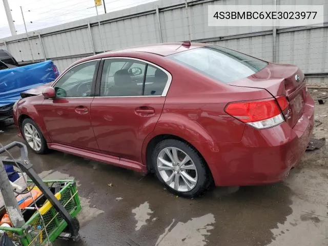 2014 Subaru Legacy 2.5I Premium VIN: 4S3BMBC6XE3023977 Lot: 61519904