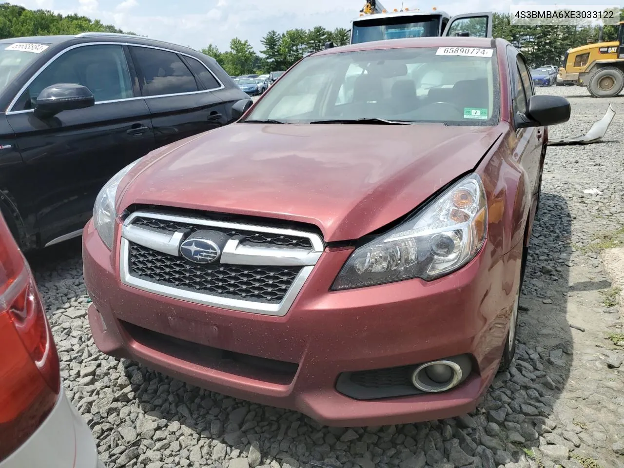 2014 Subaru Legacy 2.5I VIN: 4S3BMBA6XE3033122 Lot: 65890774