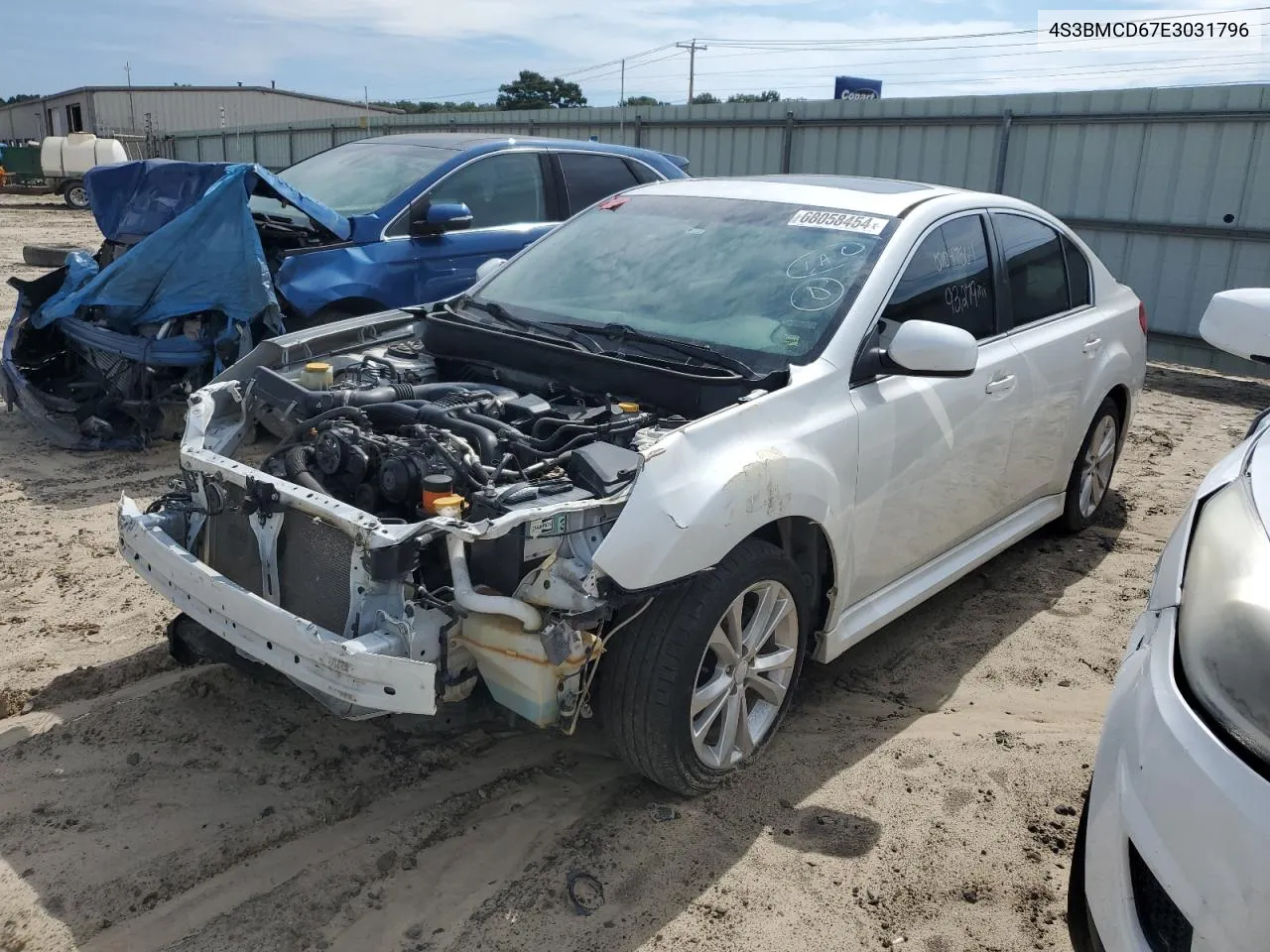 2014 Subaru Legacy 2.5I Premium VIN: 4S3BMCD67E3031796 Lot: 68058454