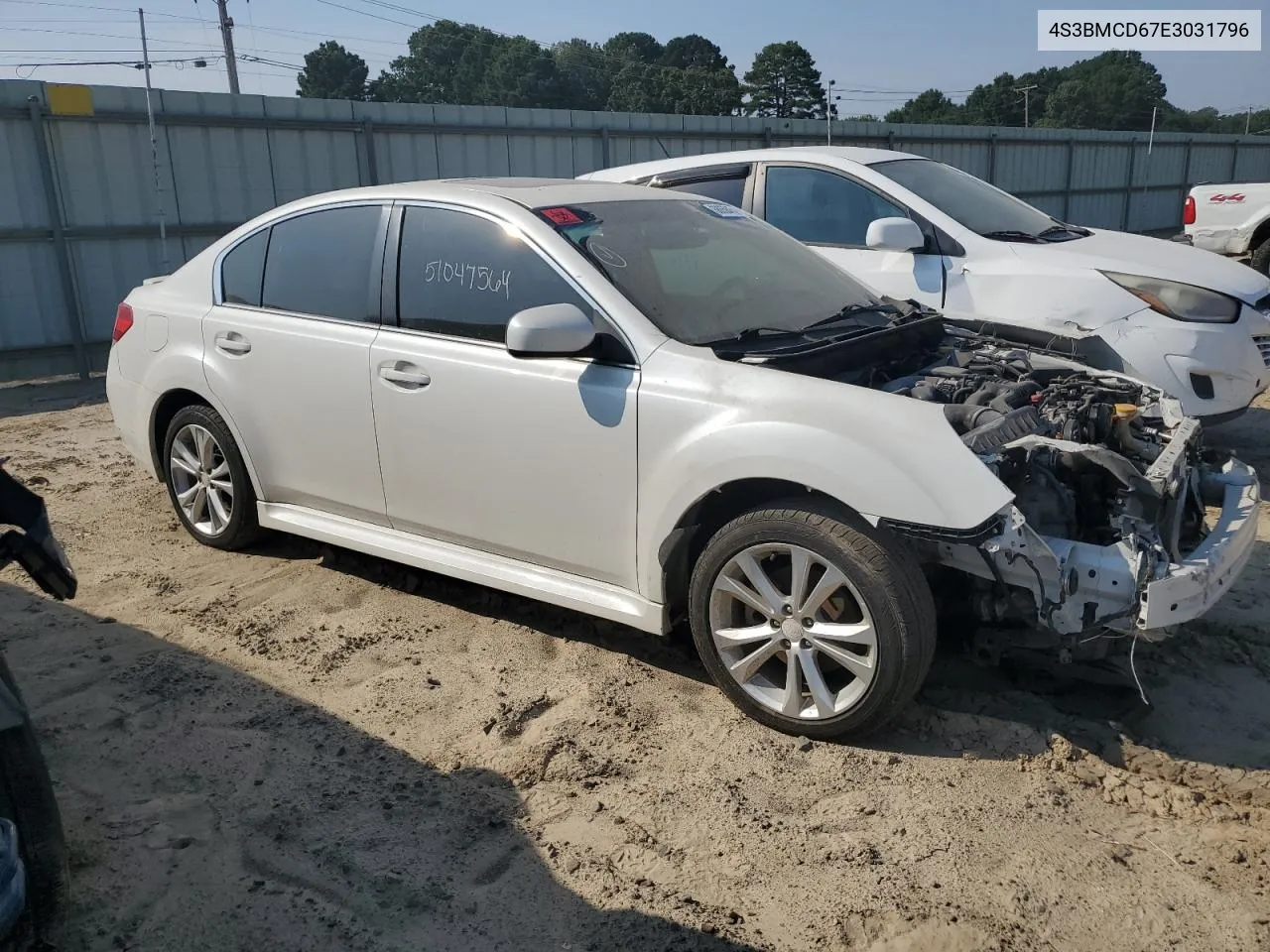 2014 Subaru Legacy 2.5I Premium VIN: 4S3BMCD67E3031796 Lot: 68058454