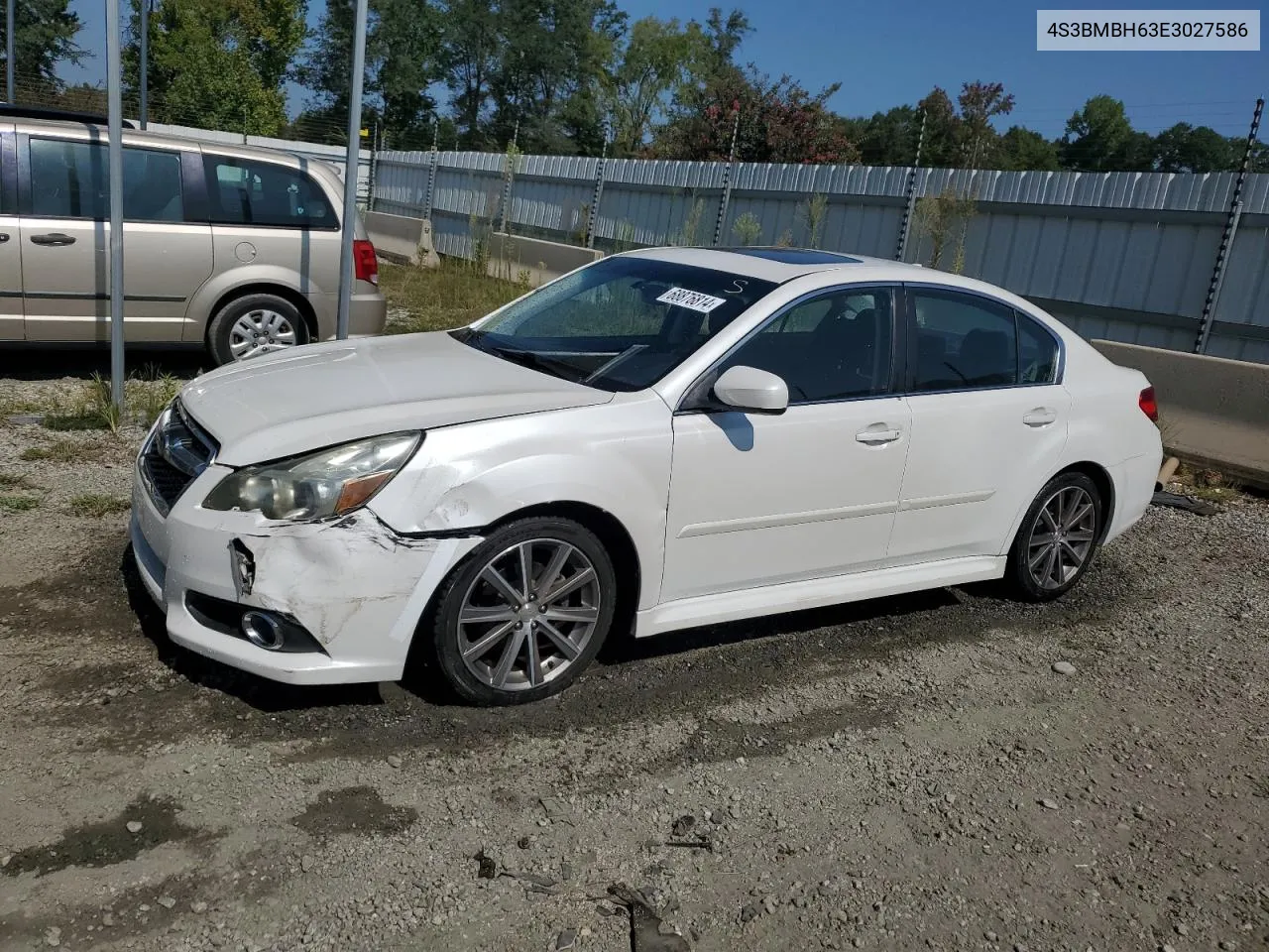 4S3BMBH63E3027586 2014 Subaru Legacy 2.5I Sport