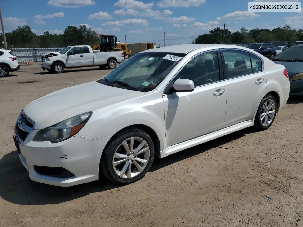 2014 Subaru Legacy 2.5I Premium VIN: 4S3BMBC69E3026515 Lot: 71602004