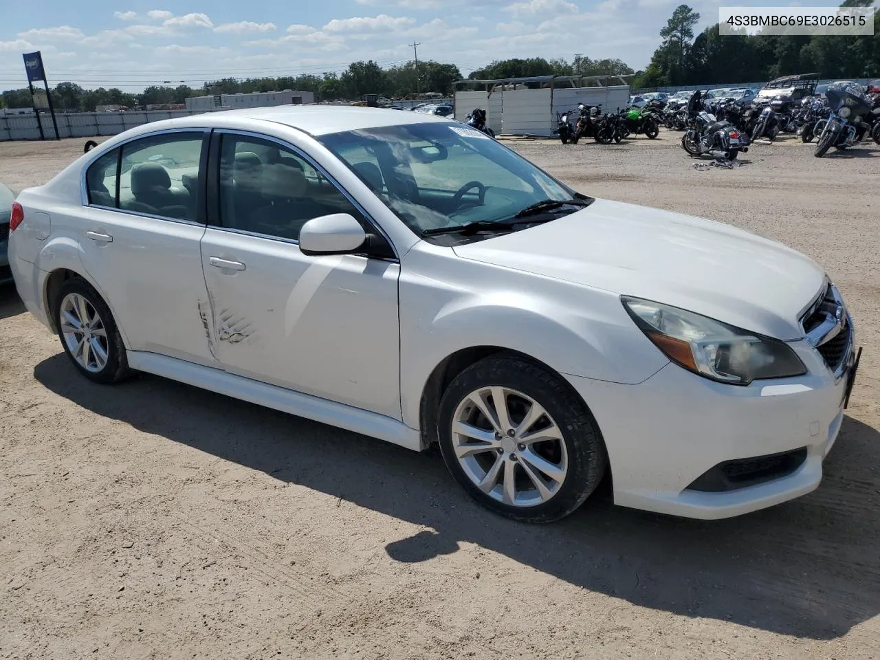 2014 Subaru Legacy 2.5I Premium VIN: 4S3BMBC69E3026515 Lot: 71602004