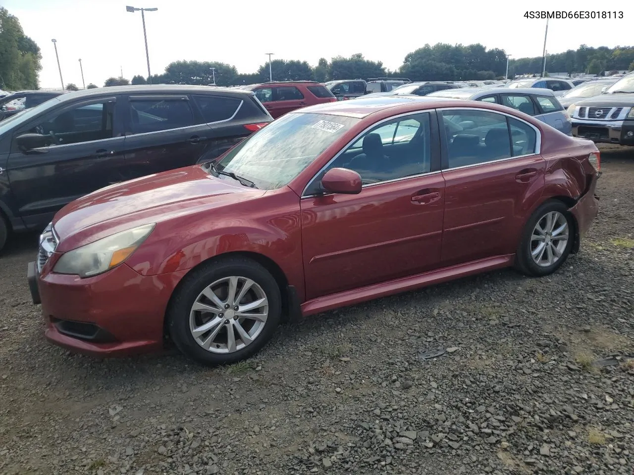 2014 Subaru Legacy 2.5I Premium VIN: 4S3BMBD66E3018113 Lot: 71931564