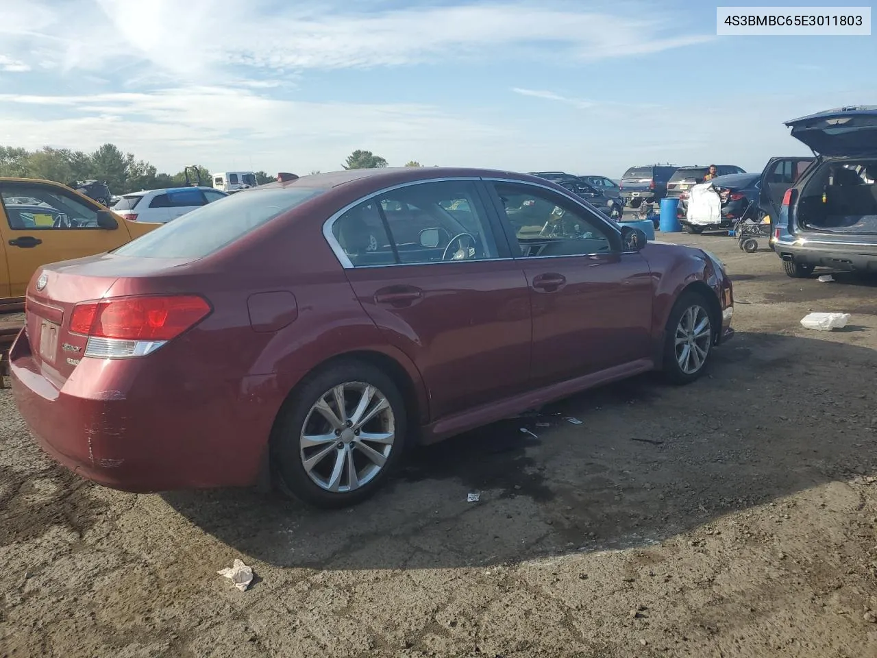 2014 Subaru Legacy 2.5I Premium VIN: 4S3BMBC65E3011803 Lot: 72303734