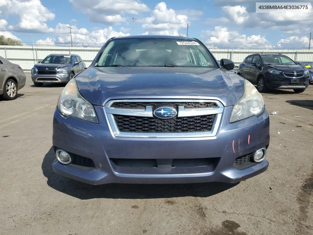 2014 Subaru Legacy 2.5I VIN: 4S3BMBA64E3036775 Lot: 72544544