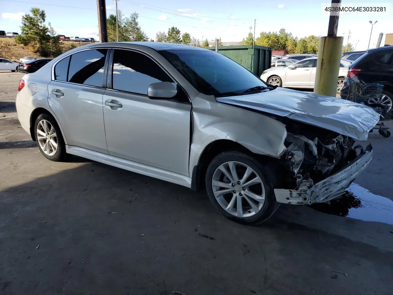 2014 Subaru Legacy 2.5I Premium VIN: 4S3BMCC64E3033281 Lot: 75926104