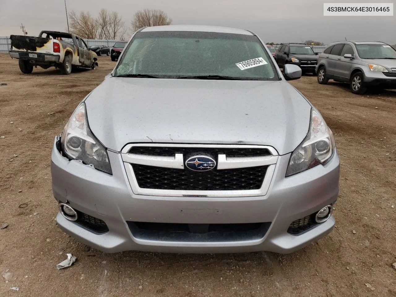 2014 Subaru Legacy 2.5I Limited VIN: 4S3BMCK64E3016465 Lot: 76905894