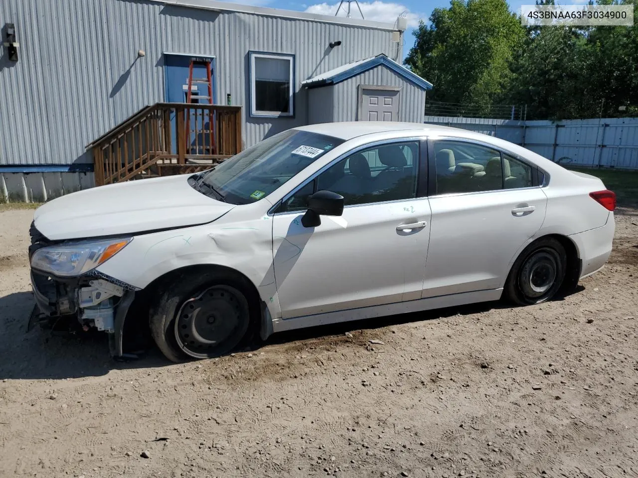 2015 Subaru Legacy 2.5I VIN: 4S3BNAA63F3034900 Lot: 67137444