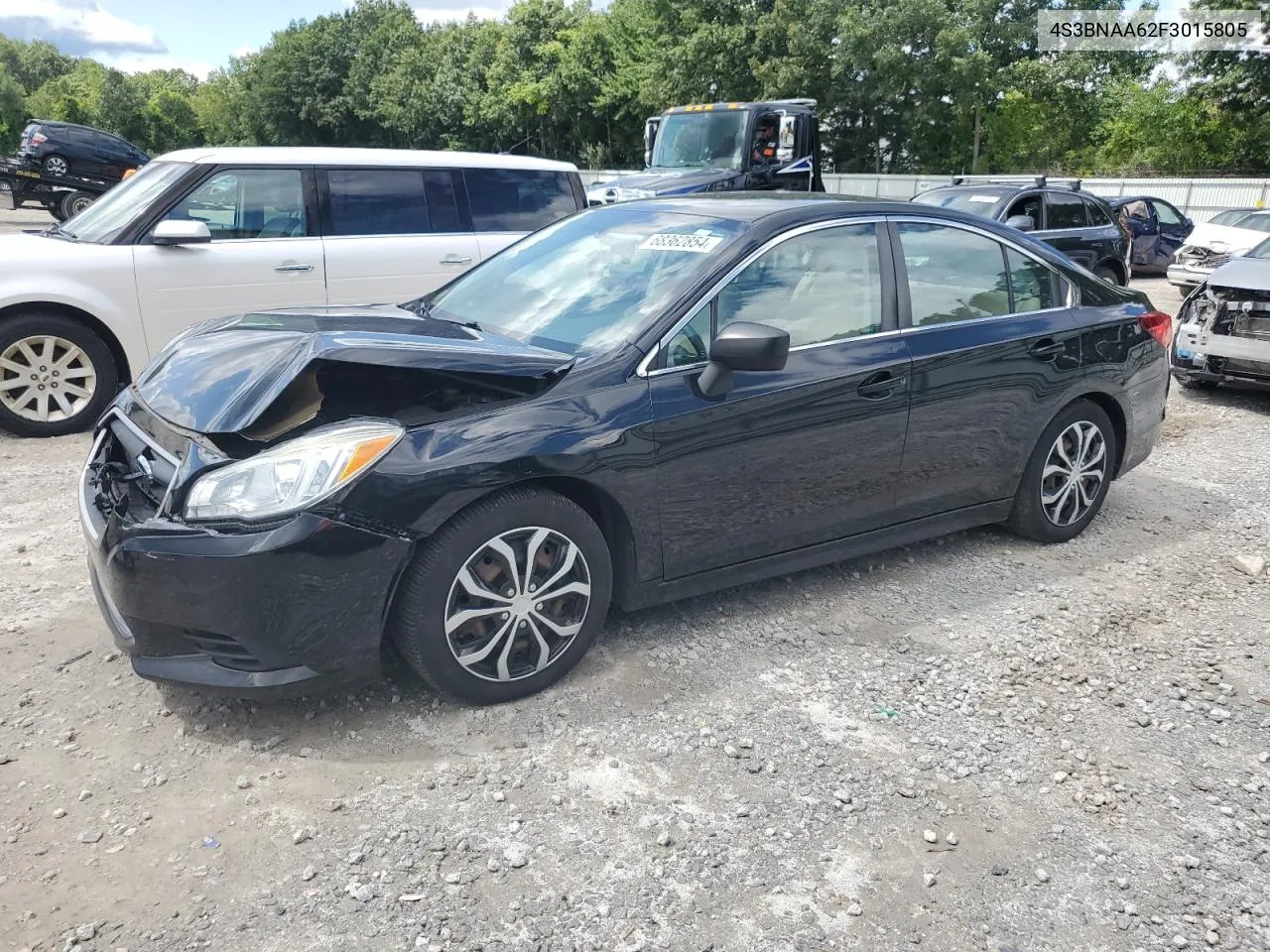 2015 Subaru Legacy 2.5I VIN: 4S3BNAA62F3015805 Lot: 68362854